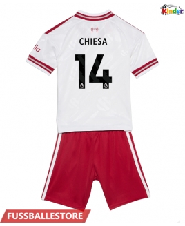 Günstige Liverpool Federico Chiesa #14 Auswärts Trikotsatzt Kinder 2026-27 Kurzarm (+ Kurze Hosen)